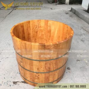 bồn tắm thuốc bằng gỗ